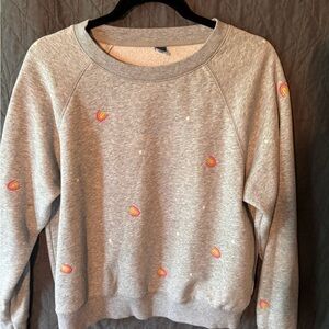 Old navy sweater with pink rainbows